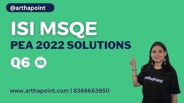 ISI PEA MSQE 2022 Paper Solutions | ISI MSQE PEA Past Year Solutions | ISI MSQE PEB Solutions