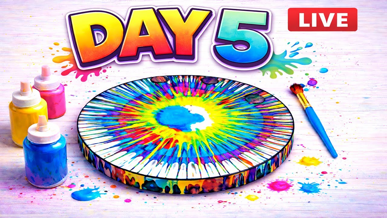 Spin Art for Fans 🍥  DAY 5 