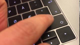 Clicking sound on MacBook 2016 Touchbar, shift right