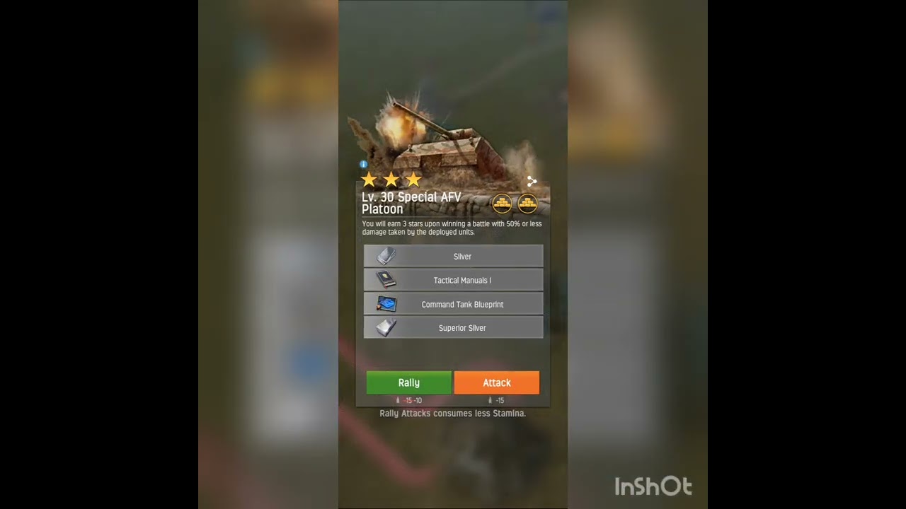 World of War Machines ⚡ How to defeat Special Afv Platoons level 30 with 3 stars without rally⚡