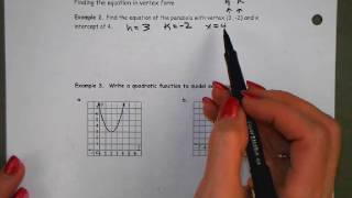 A2 6 6  Vertex Form Graphing A41