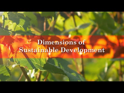 Dimensions of Sustainable Development