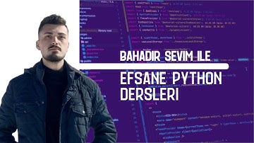 7) Tek Videoda Döngüler - Efsane #Python Dersleri / #FonksiyonelProgramlama
