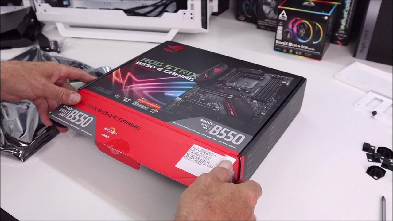 Asus ROG Strix E - YouTube B550 Gaming Mainboard