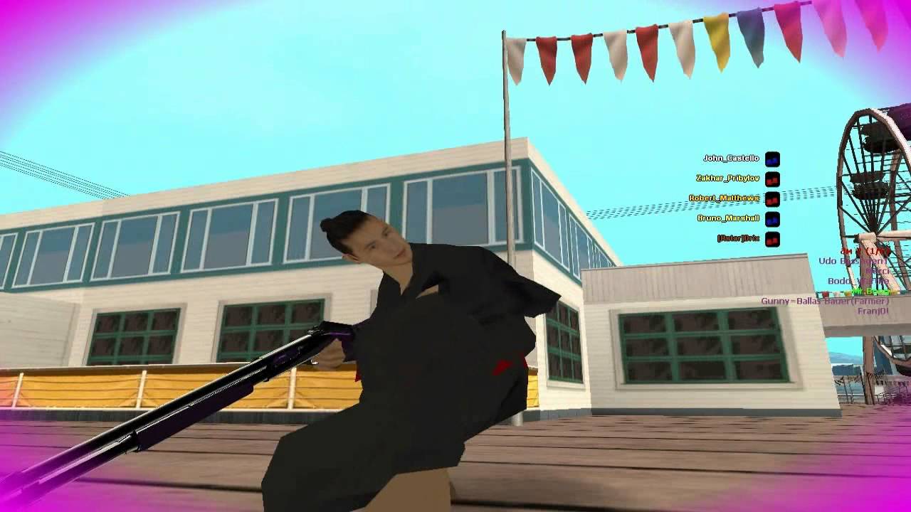 GTA San Andreas Purple Chrome Weapons