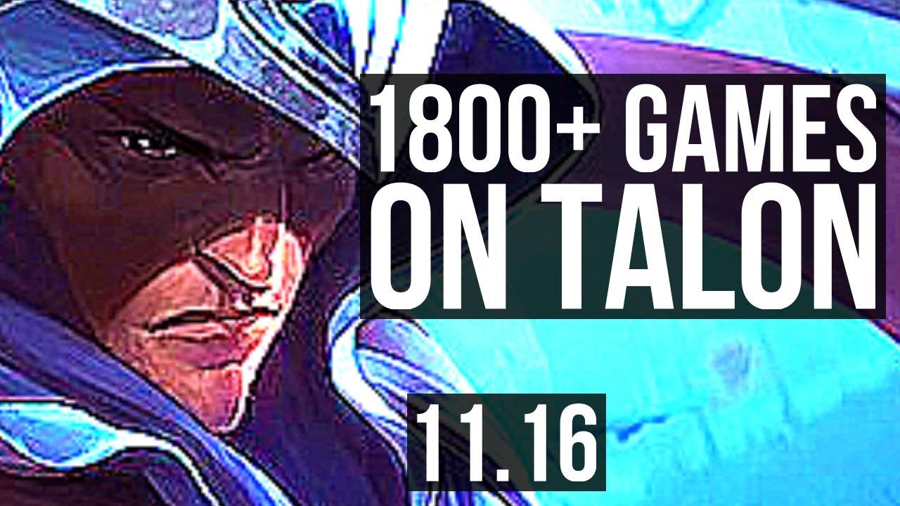 TALON vs HEIMERDINGER (MID) | 6.4M mastery, 1800+ games, 12/3/6, Godlike | BR Master | v11.16