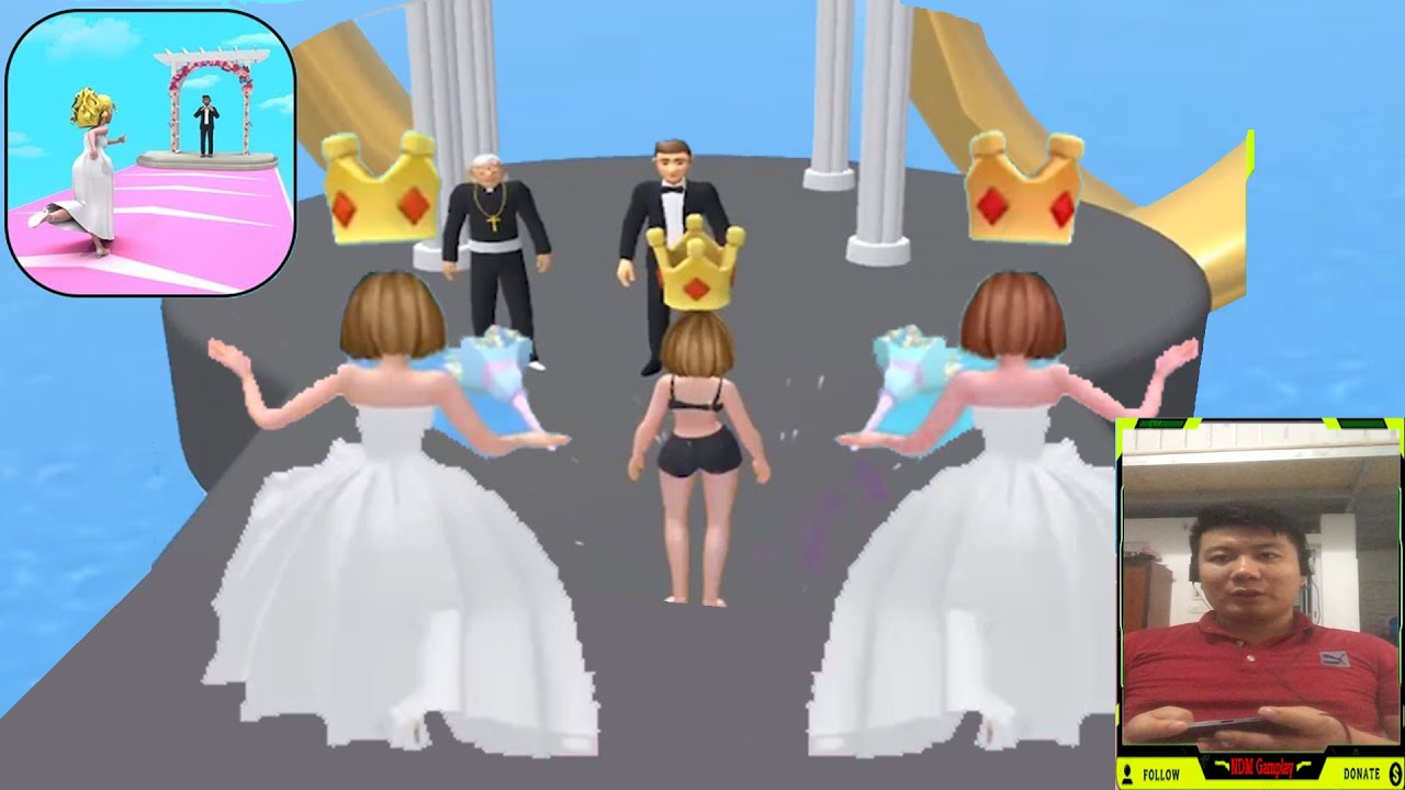Bridal Rush 3D ! BIG NEW 👠💄👗  All Levels Gameplay Android,ios - Gameplay Walkthrough