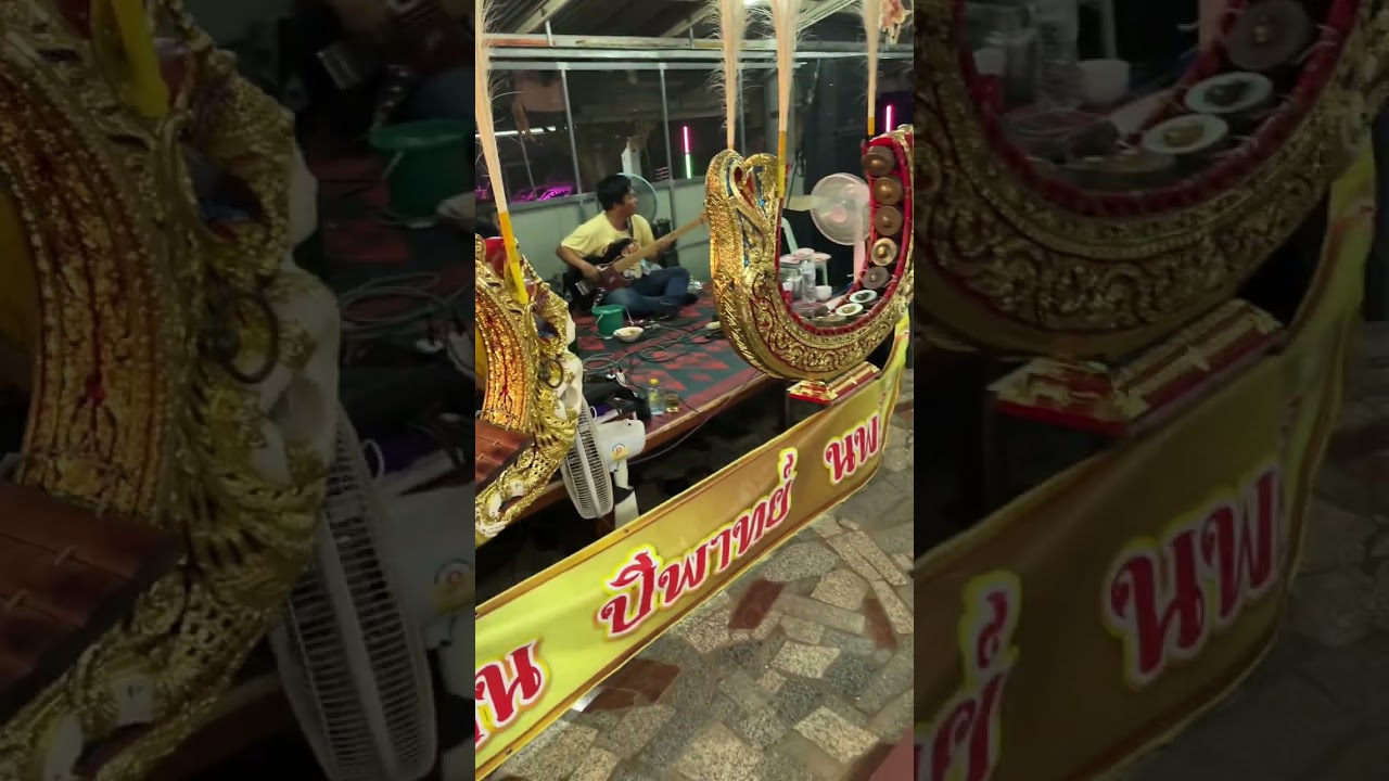 ระบบงานเครื่องไฟ งานบวชวัดห้วยทรายสอง จังหวัดตาก