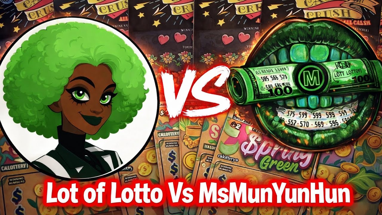 California lottery scratch off battle @MissMunyunHun 