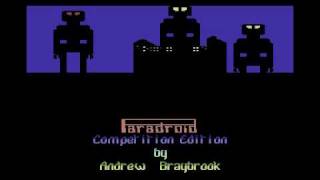 Commodore 64 C64 Paradroid Championship Edition loading screen no music