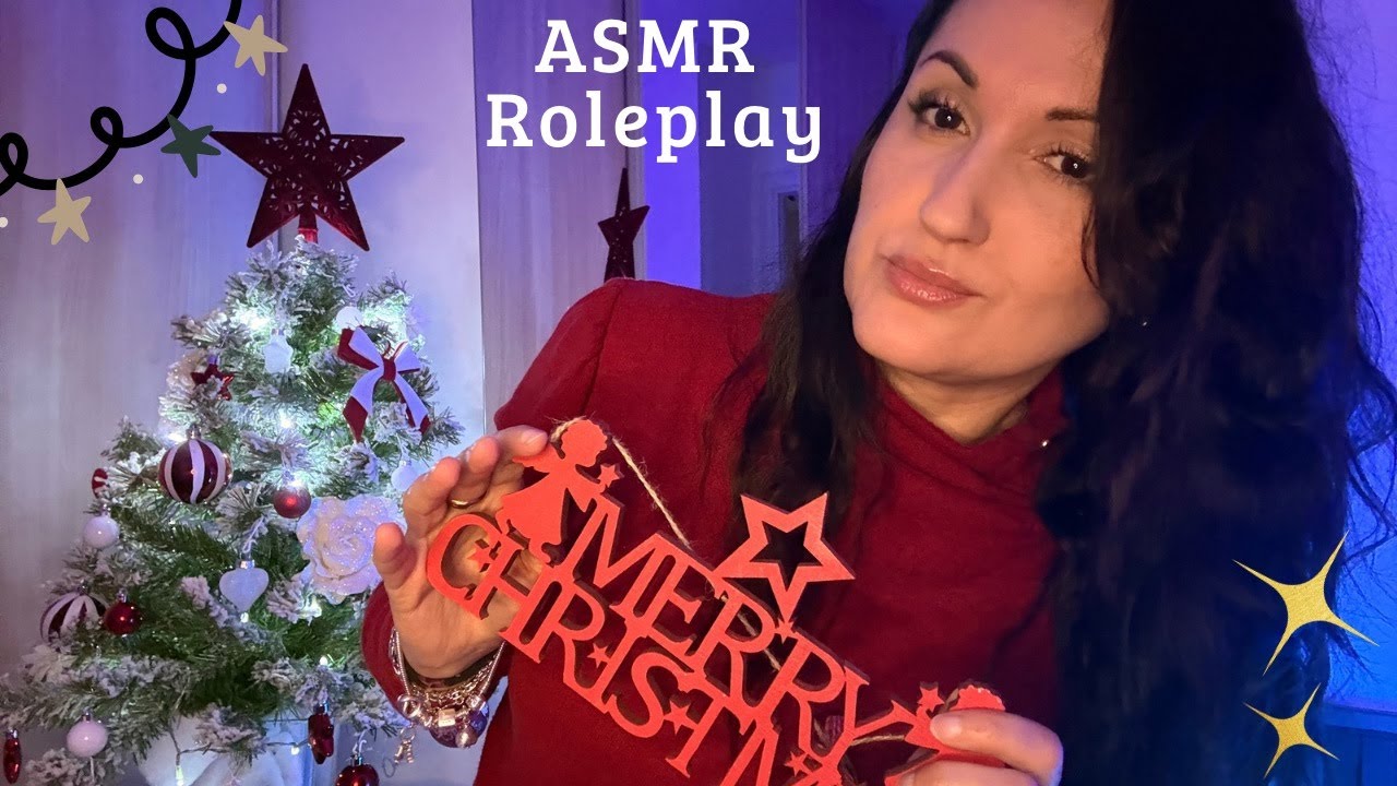 #ASMR Roleplay Christmas shop 🎄Il tuo negozio di Natale✨