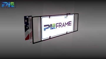 PL8FRAME 3D Model Design of 3D License Plates