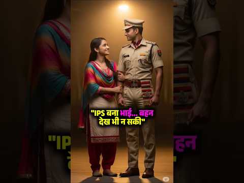 भाई को ips बनाने के लिए बहन ने जन तक दे डाली। #ipsmotivation #shorts #story