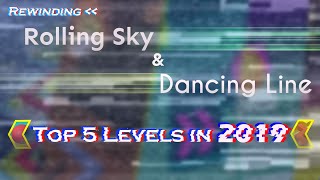 Rolling Sky & Dancing Line - Top 5 Best Levels in 2019 screenshot 5