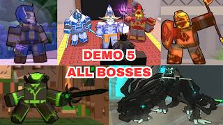 Block Tales - Chapter 5, ALL BOSSES (Roblox)