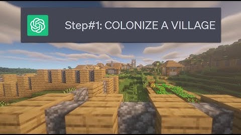 If chat GPT played Minecraft VIDEO TRAILER