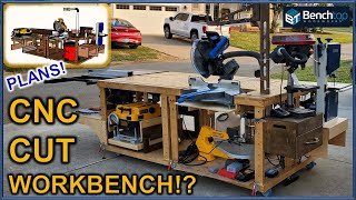 Mobile Workbench Tour// All Plywood // CNC Cut // EP 87