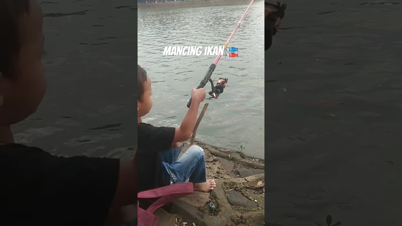 memancing 🐟 ikan di Setu Babakan