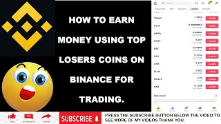 How to earn money using the top losers on Binance. #bitcoin #breakingnews #binance #latestnews