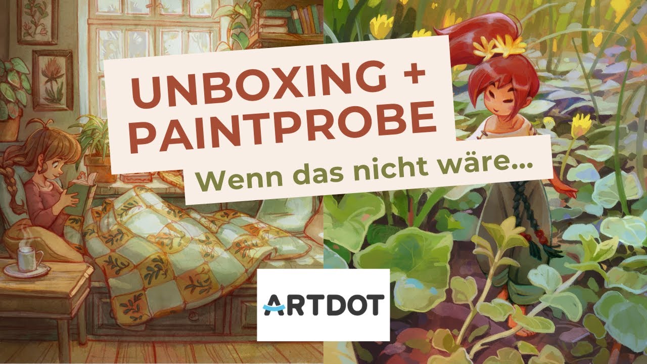 📚🪴ARTDOT: Die neuen eckigen Kits 💎 Unboxing & Paintprobe - Ich bin hin- und hergerissen...