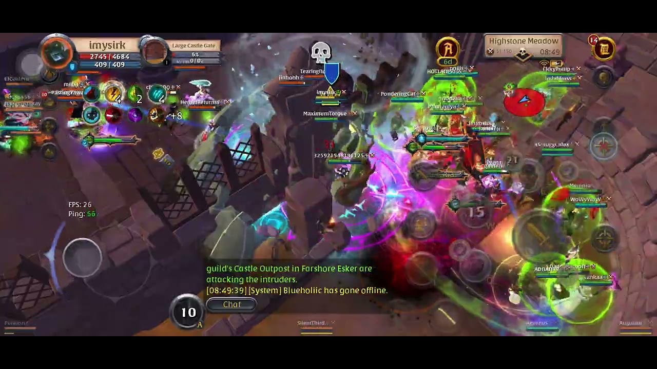 Earthrune POV ( 8:00 UTC CASTLE ) AFTM vs CHANG vs R O O K I E S