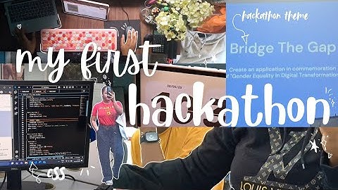 My first hackathon 🎧💻 | building an app in 24 hours ✨️