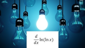 Differentiation of ln(ln x)