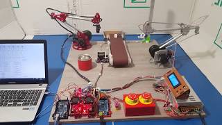3D Printed robot arms | Mini machine park | CNC
