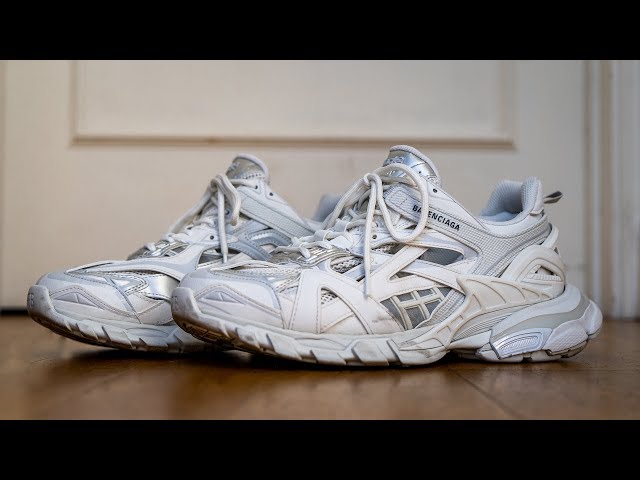 Giày Balenciaga Track Sneaker White  Silver Like Auth