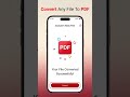 Convert any file to pdf
