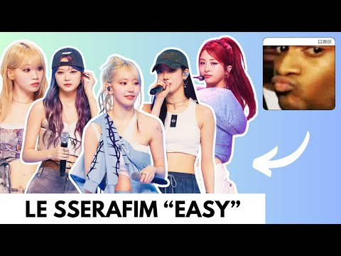 LE SSERAFIM (λ₯΄μΈλΌν) 'EASY' MV + ENCORE REACTION | Can they still sing?