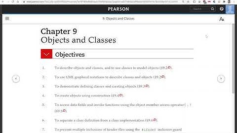 Daniel Liang C++ Sections 9.1 and 9.2