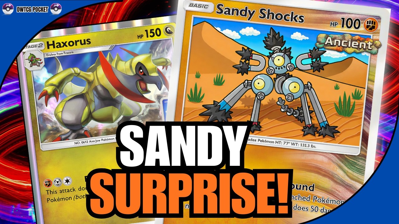 This New Sandy Shocks Combo Is a CHEAT CODE! | Pokémon TCG Pocket