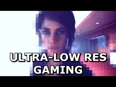 Gaming at Ultra Low Resolutions with DLSS - 240p and beyond