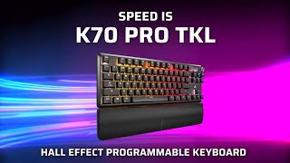 CORSAIR K70 PRO TKL Gaming Keyboard Official Introduction