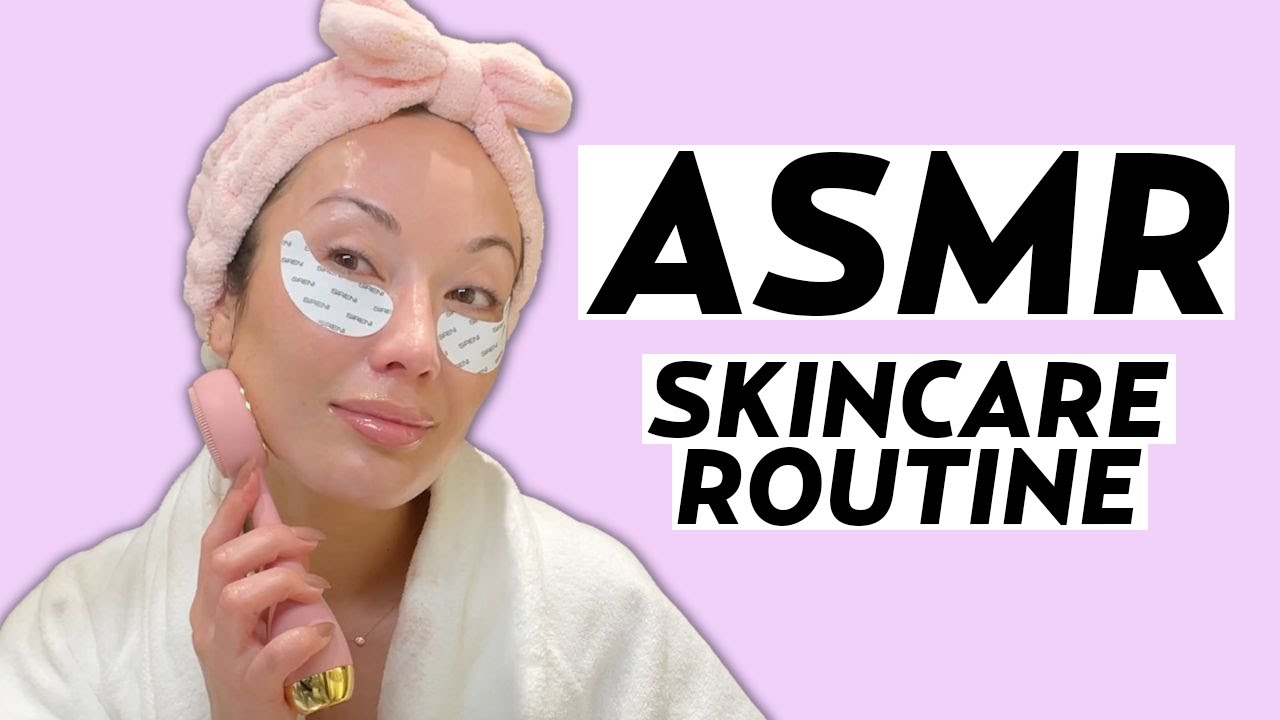 Asmr skincare application, Chanel eye patches, Skincare