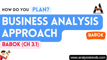 Babok ch 3, 3.1 Plan Business Analysis Approach #businessanalysis #ecba #businessanalyst #agile
