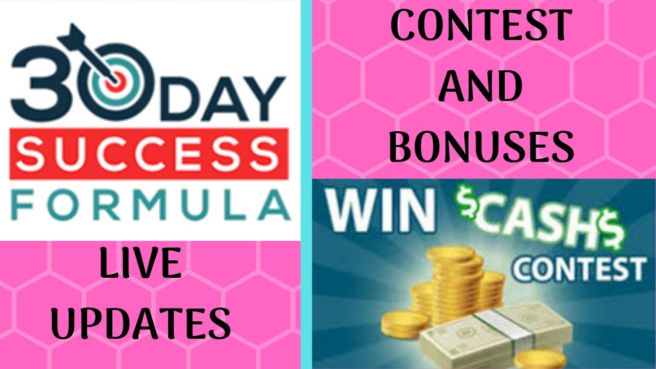 [30 Day Success Formula Updates], Bonuses, and Contest 👉 919-459-7585