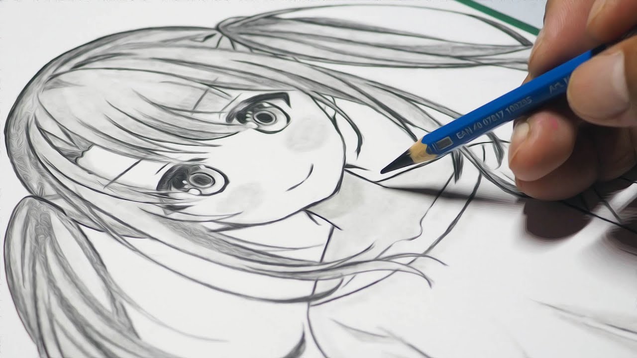 How to Draw Anime Tutorial with Beautiful Anime Character Drawings