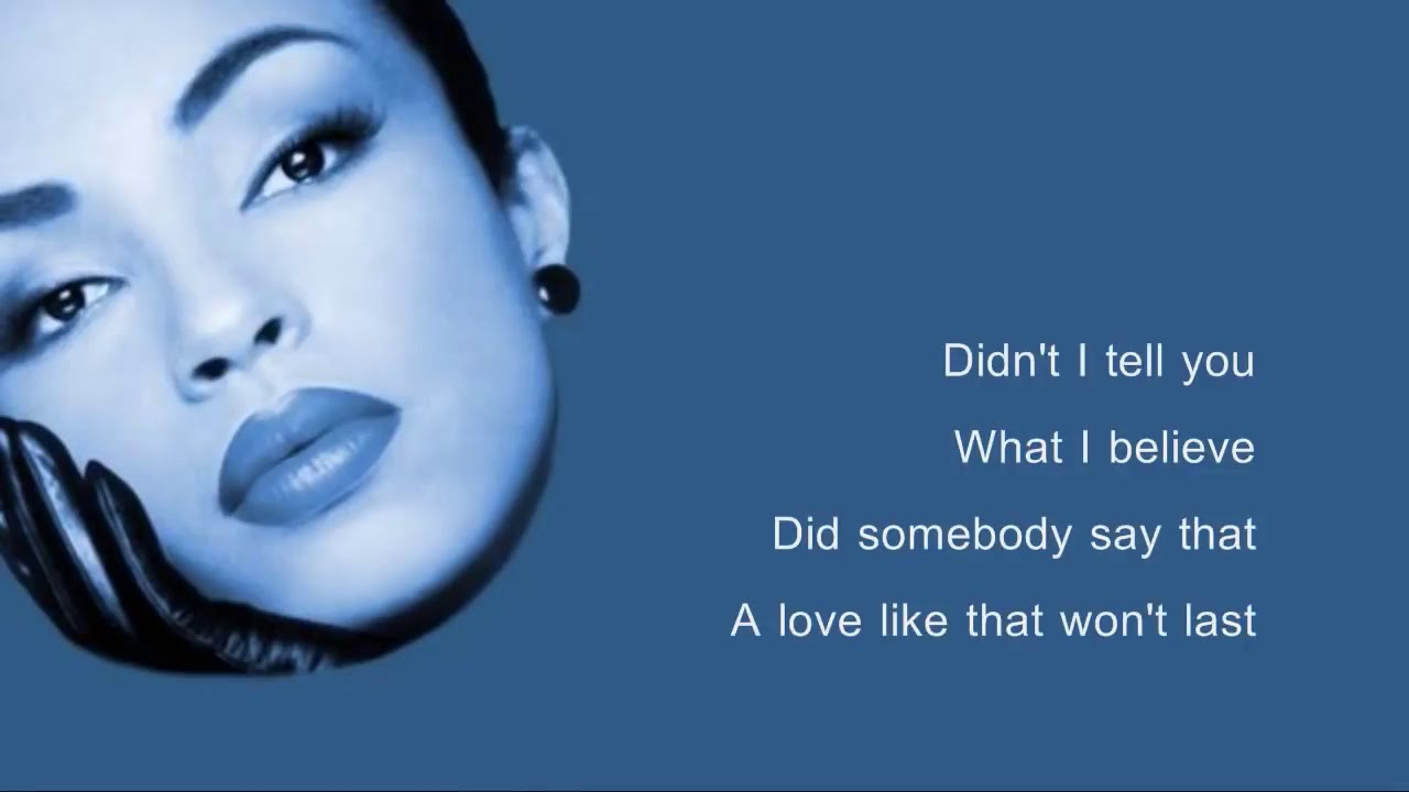 Sade No Ordinary Love lyrics YouTube Sade No Ordinary Love lyrics YouTube