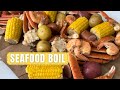 SEAFOOD BOIL IN A POT| Quick and easy recipe in under an hour!