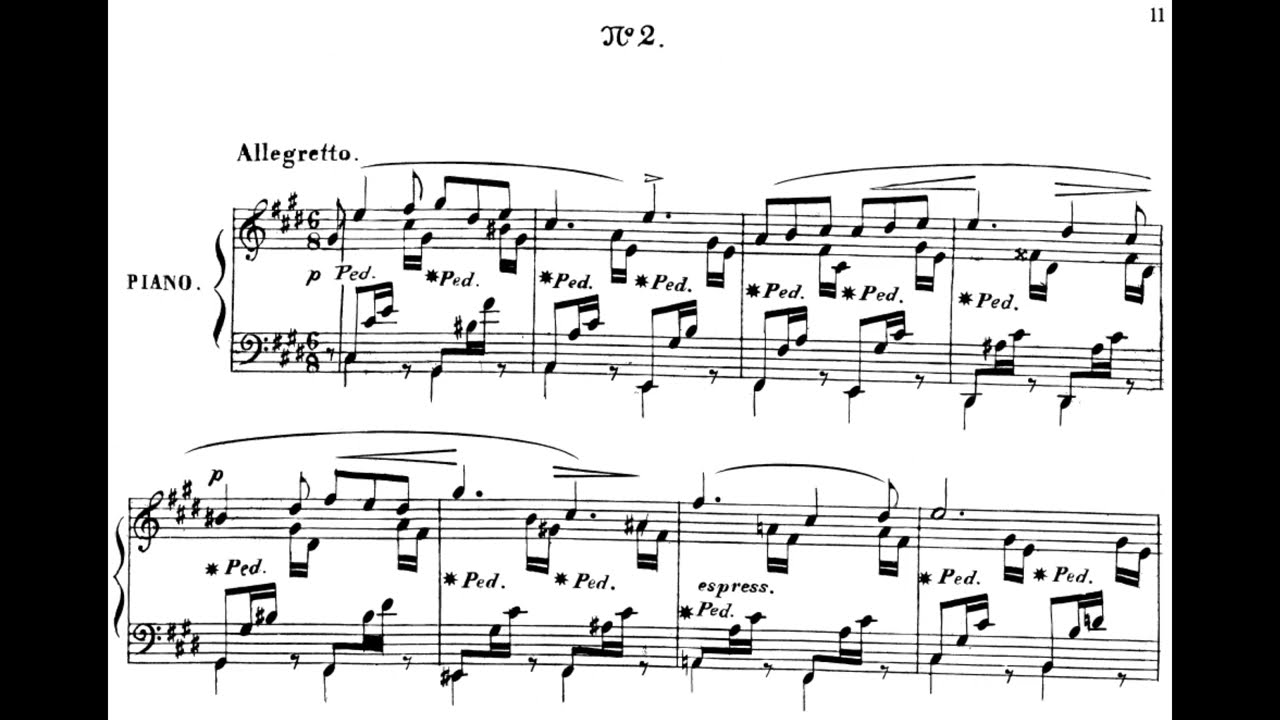 Fanny Mendelssohn (Hensel): Melodie in C Sharp Minor, Op. 4/5, No