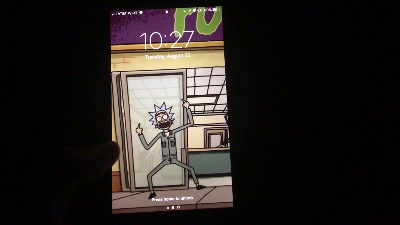 Rick And Morty Live Lock Screen Youtube