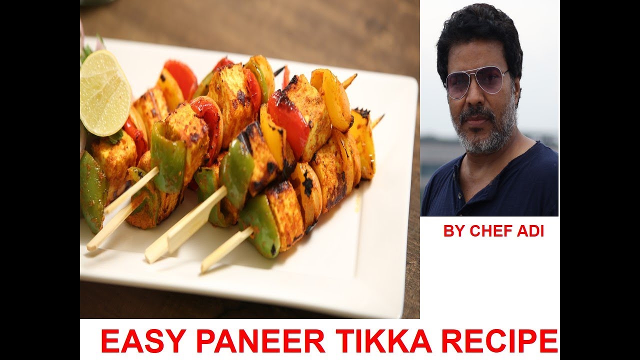 पनीर टिक्का बनाने का आसान विधि/होटल जैसा पनीर टिक्का रेसिपी /How To Make  Paneer Tikka by chef adi | Chef Adi- Cook Studio