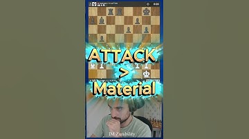 ATTACK (Initiative) vs MATERIAL #chess #shorts