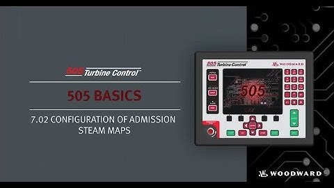 505XT Configuration of Admission Steam Maps