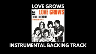 Love Grows - Edison Lighthouse - Instrumental Backing Track