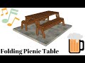 Folding Picnic Table Plans