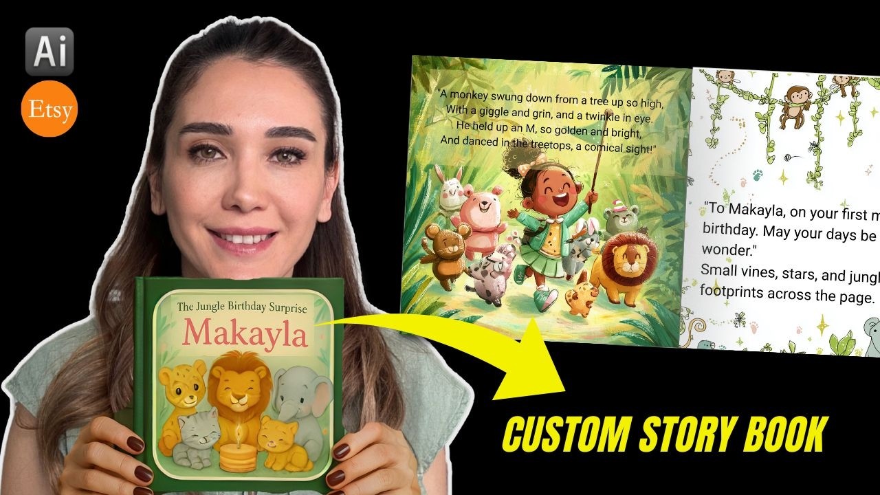 Yapay Zeka ile Kişiye Özel Çocuk Kitabı Tasarla + Sat