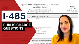 I485 GUIDE | Are You Subject to Public Charge? | 12/23/22 Edition Adjustment of Status